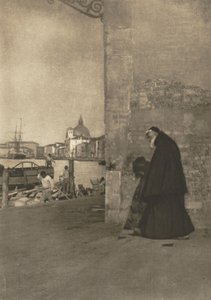 Kameraarbejde: En franciskaner, Venedig, 1904.
