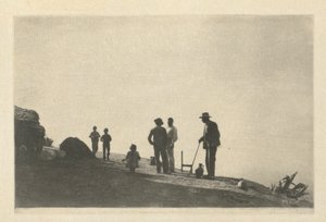 Kameraarbejde: Gruppe på en bakkevej - Granada, 1914.