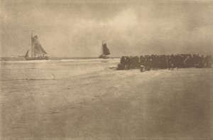 På en hollandsk strand af James Craig Annan