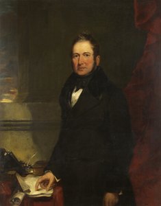 Portræt af William Fripp Esq., D.L., J.P. (olie på lærred)
