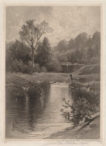 En gammel dæmning nær Montrose af James David Smillie
