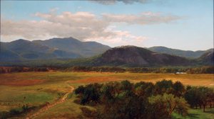Moat Mountain og White Horse Ledge, Study, North Conway, New Hampshire, 1867 af James David Smillie
