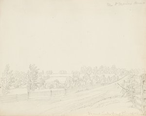 Mr. W. Mains House, Derwent Lake af James David Smillie