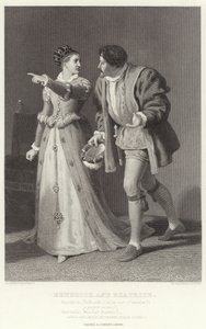 Benedick og Beatrice, Much Ado about Nothing, Act IV, Scene I