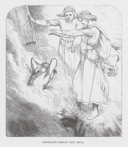 Ignorance Thrust into Hell (gravering)