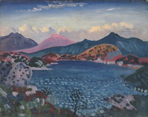 Bala Lake, ca. 1911 (olie på panel)