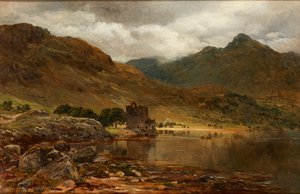 Carrick Castle, Loch Goil (olie på lærred) af James Docharty