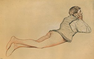 Boccaccio: Åbningsscenen i Decamerone Decameron, c1900