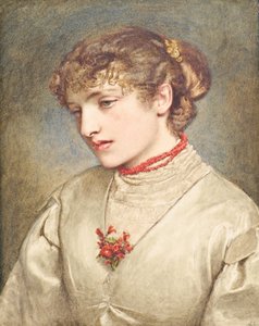 Meditation (akvarel) af James Dromgole Linton