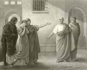 Volumnia, der bebrejder Brutus og Sicinius af James Dromgole Linton