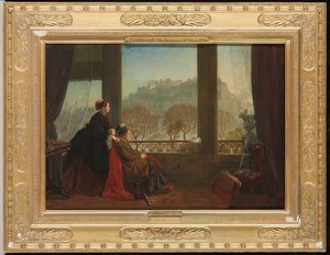 Portræt af baronessen Burdett Coutts og hendes ledsager Mrs. Brown, Edinburgh, 1874,