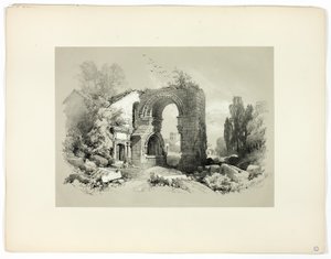 Aliscamps, W. Arles, fra Picturesque Selections af James Duffield Harding