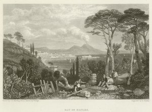 Napoli-bugten af James Duffield Harding