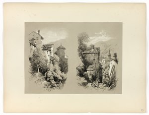 Beaufort and Serves, fra Picturesque Selections af James Duffield Harding