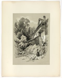 Brunnen, fra Picturesque Selections af James Duffield Harding