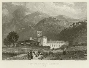 Klosteret i Vallombrosa af James Duffield Harding