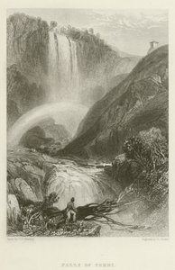 Vandfaldene i Terni af James Duffield Harding