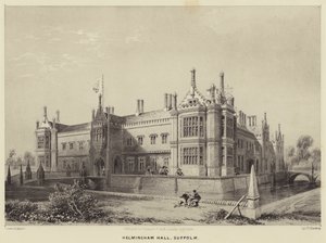 Helmingham Hall, Suffolk af James Duffield Harding