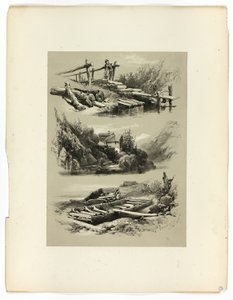 Lake of Uri og Brunnen, fra Picturesque Selections af James Duffield Harding