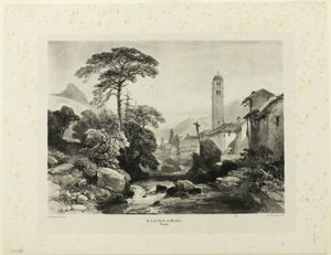 Le Casset; Vallee du Monetier af James Duffield Harding