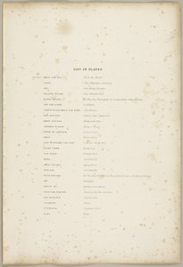 Liste over plader, fra Parken og Skoven af James Duffield Harding
