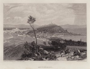 Mytelene (farve litho) af James Duffield Harding