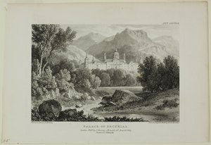Escurial Palace af James Duffield Harding