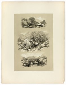 Pandy Mill, Church Pool og et andet emne fra Picturesque Selections af James Duffield Harding