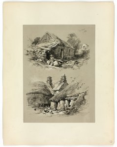 Port of Clwyd og South Brent, Devon, fra Picturesque Selections af James Duffield Harding