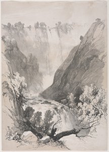 Skitser i ind- og udland: Falls of Terni af James Duffield Harding