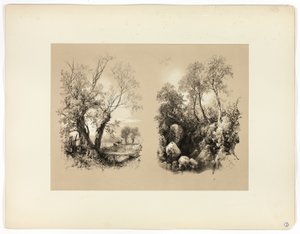 South Brent, fra Picturesque Selections af James Duffield Harding