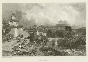 Spoleto af James Duffield Harding