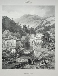 Maleriske og romantiske rejser i det gamle Frankrig. Auvergne..., 1825. af James Duffield Harding