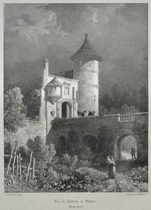 Maleriske og romantiske rejser i det gamle Frankrig. Franche-Comte..., 1825. af James Duffield Harding