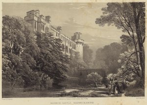 Warwick Castle, Warwickshire af James Duffield Harding
