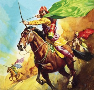 Parthisk kriger i slaget ved Carrhae i 53 f.Kr.