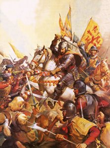 Wallenstein i slaget ved Lutzen af James Edwin McConnell