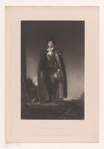 Portræt af John Philip Kemble, som Hamlet af James Egan