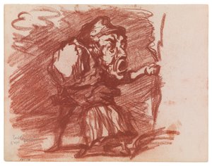 Kopie nach Daumier af James Ensor
