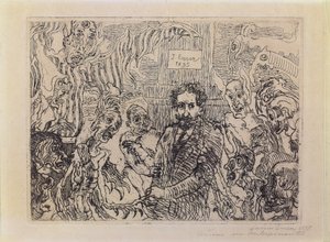 Dæmoner driller mig af James Ensor