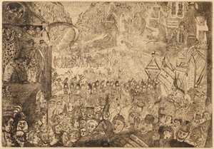 Kristi indtog i Bruxelles af James Ensor