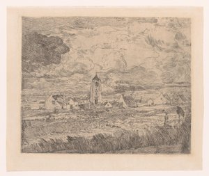 Udsigt over Mariakerke Grande vue de Mariakerke af James Ensor