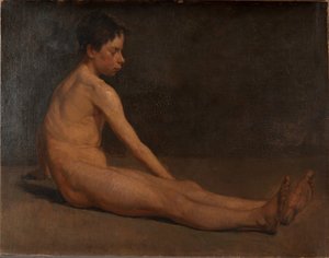 Nøgen dreng af James Ensor