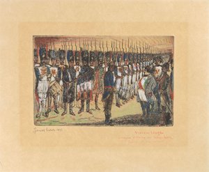 Napoleons afsked af James Ensor