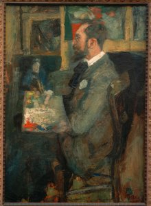 Portræt af Théo Hannon af James Sidney Ensor