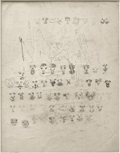 Serie af masker af James Sidney Ensor