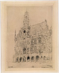 Rådhuset i Oudenaarde af James Ensor