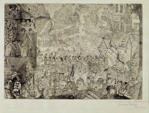 Kristi indtog i Bruxelles af James Ensor