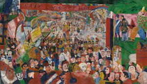 Kristi indtog i Bruxelles i 1889, 1888.