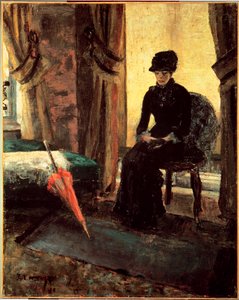 Den dystre dame af James Ensor